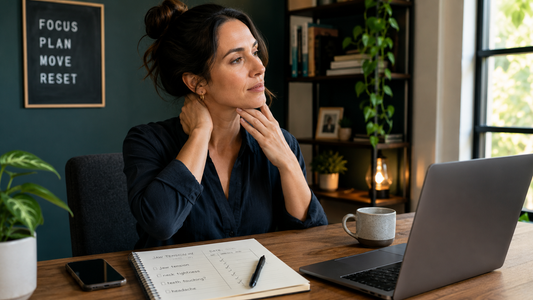 Neck Tension and Jaw Clenching: Why They Can Overlap During Stress and Focus